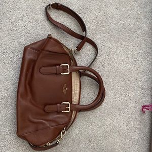 Brown leather Kate spade purse